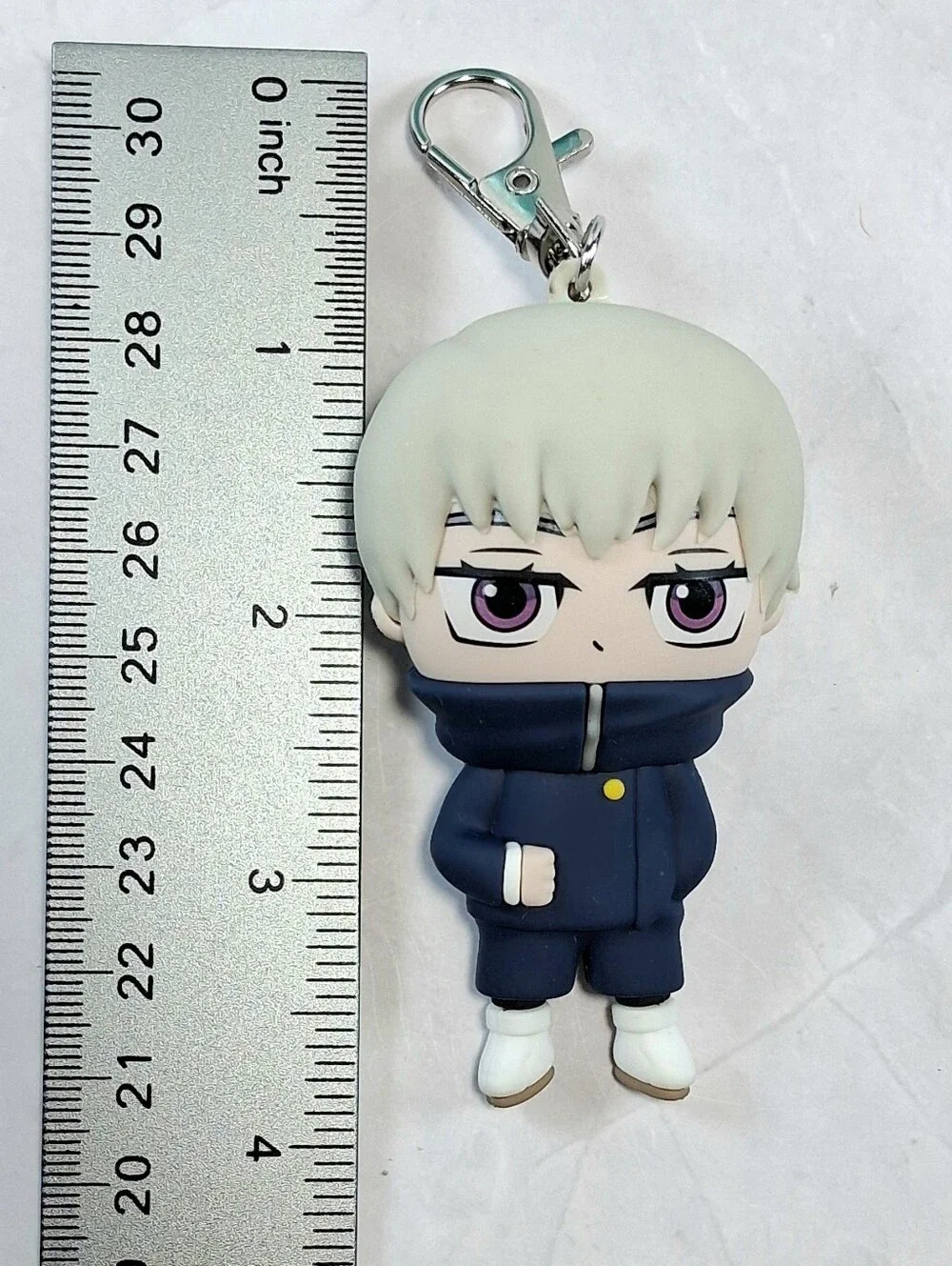 Toge Inumaki Jujustsu Kaisen Clip-on Keychain Charm Lobster Clasp Metal